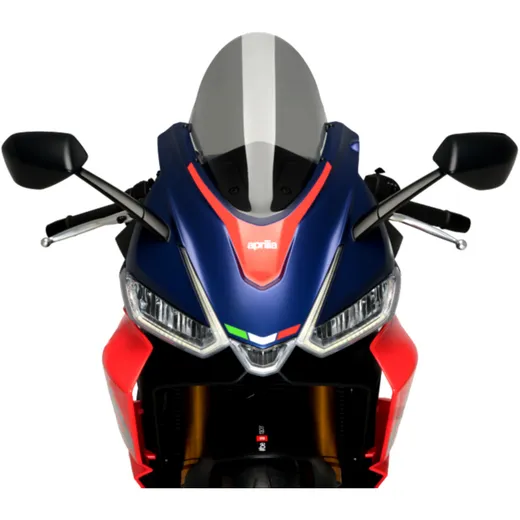 Screen r - racing PUIG smoke grey for: Aprilia RS_1