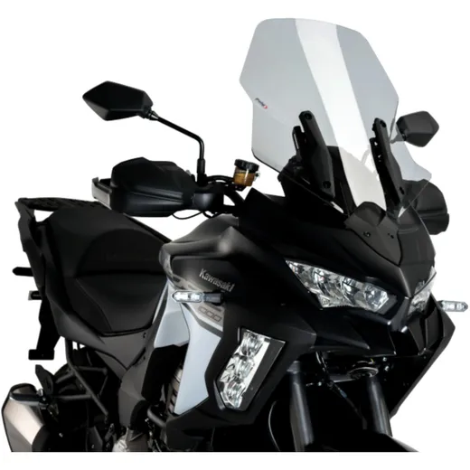 Touring screen PUIG smoke grey for: Kawasaki KLZ 7742576