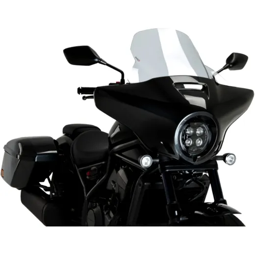 Screen high - road PUIG smoke grey for: Honda CMX