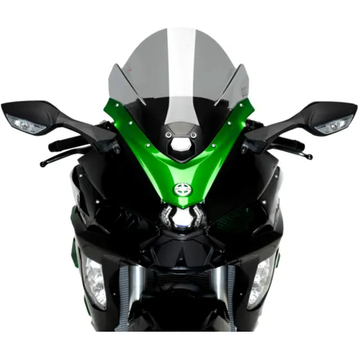 Screen z - racing PUIG smoke grey for: Kawasaki Ninja_0