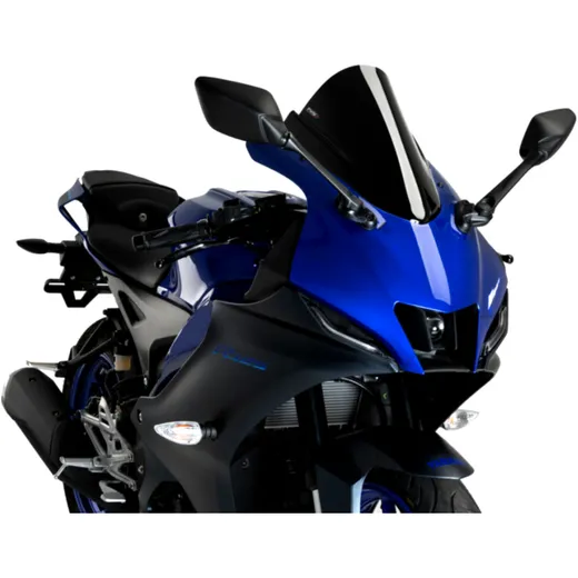 SCREEN Z-RACING PUIG BLACK for motorcycles