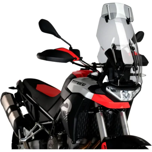 Touring screen visor PUIG smoke grey for: Aprilia Tuareg