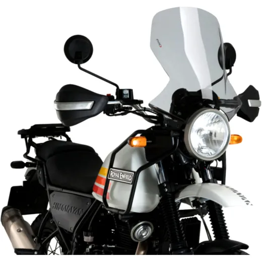 Touring screen PUIG smoke grey for: Royal Enfield Himalayan