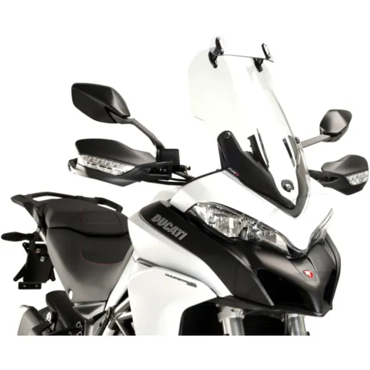 Touring screen visor PUIG transparent for: Ducati Multistrada
