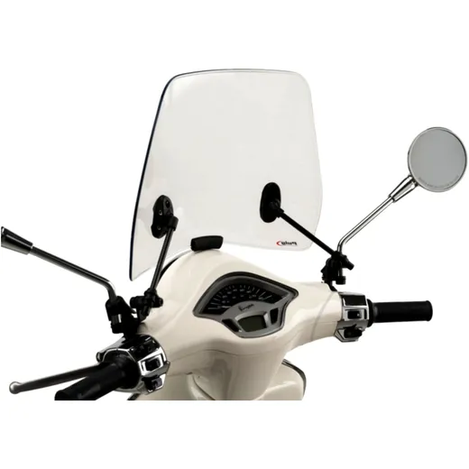 Windshield traffic PUIG smoke grey for: Vespa Primavera_0