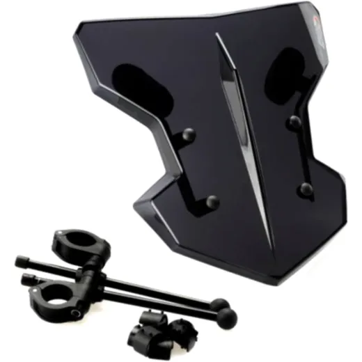 Screen flanker PUIG dark for: Kawasaki Z, Vulcan, W, Honda CB, CBF, CMX