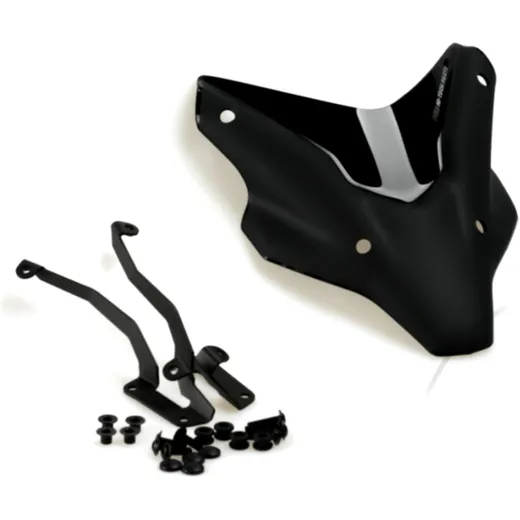 Puig Sport Windschutzscheibe New Generation Schwarz für Motorräder