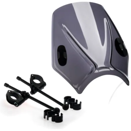 Scheibe MITO Puig dunkel passend für: Honda CB, CBF, VT, Kawasaki VN, Vulcan, W