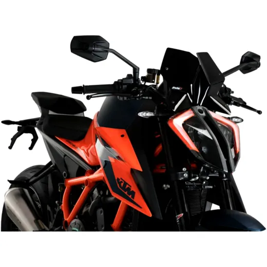 Puig Sports Screen New Generation Black for Motorcycles 7742823