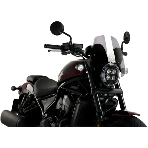 Sports screen new gen PUIG smoke grey for: Honda CMX