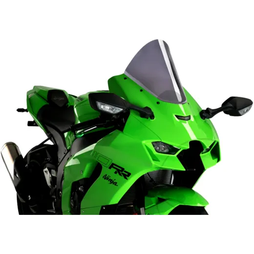 Scheibe R - Racing Puig dunkel passend für: Kawasaki ZX - 10R, ZX - 10RR