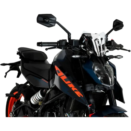 Sports screen new gen PUIG transparent for: KTM Duke