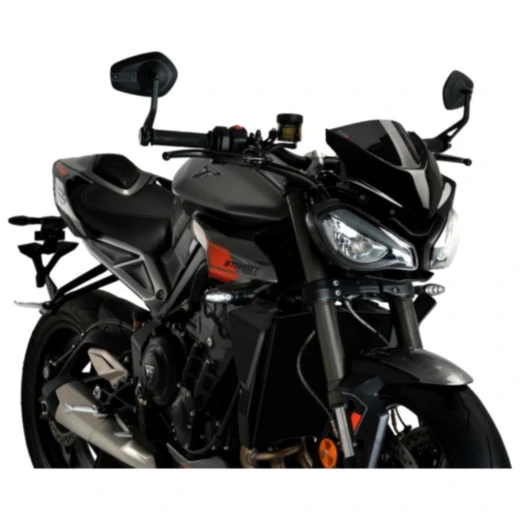 Sportscheibe New Generation Puig dunkel passend für: Triumph Street Triple