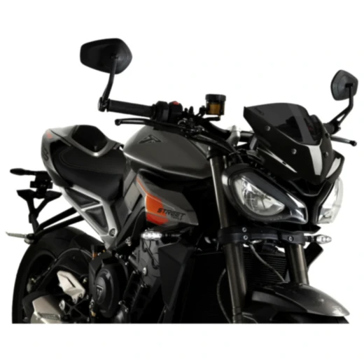 Sports screen new gen PUIG dark for: Triumph Street Triple_0