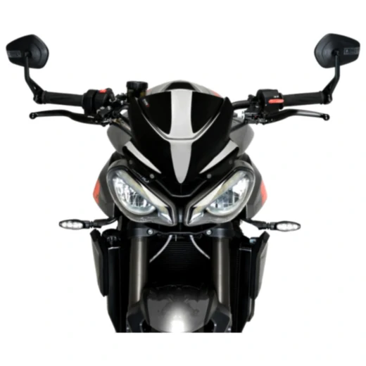 Sports screen new gen PUIG black for: Triumph Street Triple_0