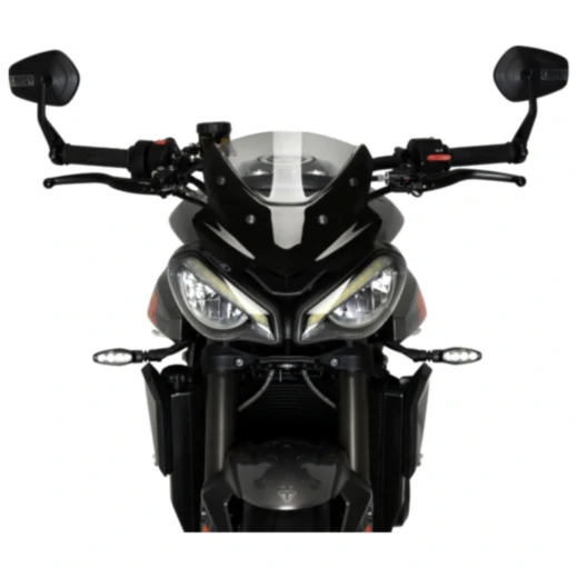 Sports screen new gen PUIG black for: Triumph Street Triple 774