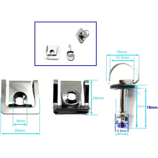 Fairing Fastener 19MM Silver JMP_1