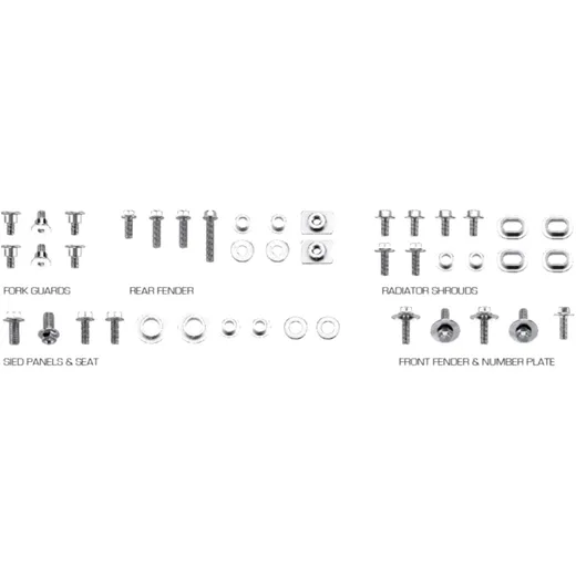 Fairing Bolt Kit 43-Piece JMP for Yamaha YZ_0