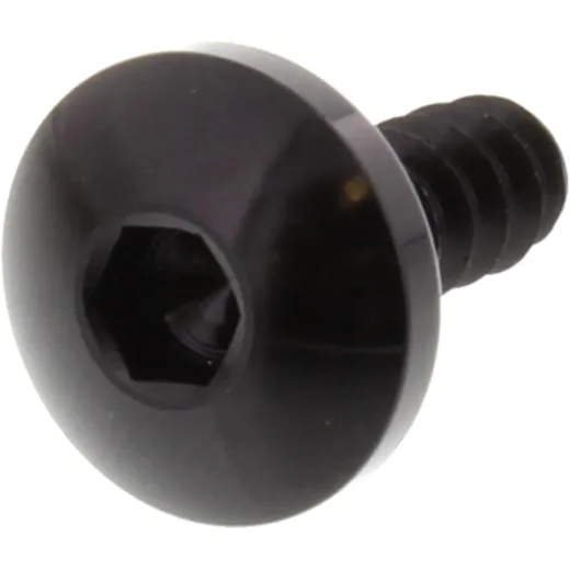 Self-tapping screw 6 mm x 16 mm black aluminum