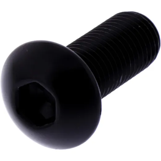 DOME HEAD BOLT JMP M10 x 1.25MM 25MM ALU BLACK