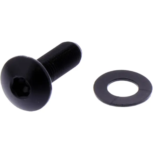 DOME HEAD BOLT JMP BOLT M4X0.5MM 12MM ALUMINIUM BLACK