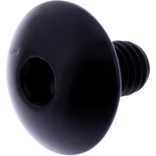 Linsenschraube JMP Bolt M6X1.00 mm 10 mm Alu schwarz