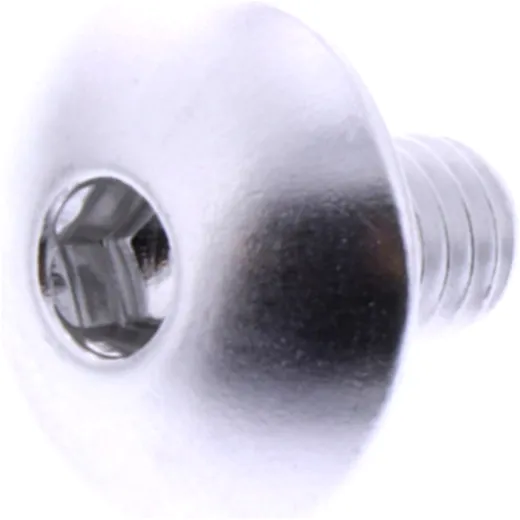 Linsenschraube JMP Bolt M6X1.00 mm 10 mm Alu silber