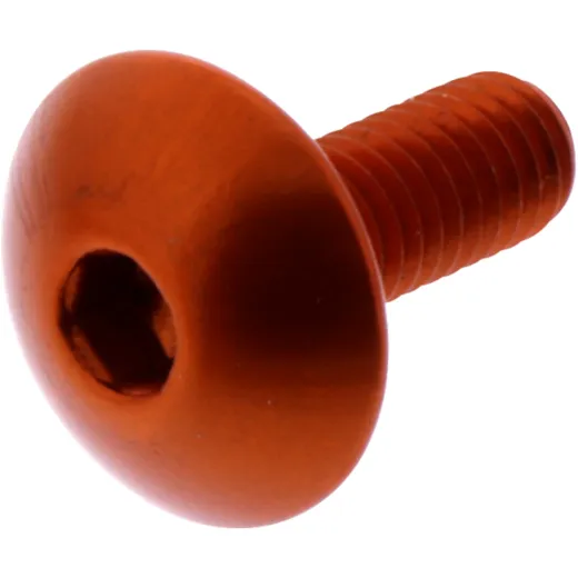 DOME HEAD BOLT JMP BOLT M6X1.00MM 16MM ALU ORANGE