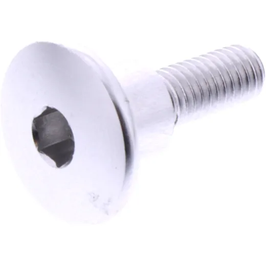 DOME HEAD BOLT JMP BOLT M6X1.00MM 22MM ALUMINIUM SILVER