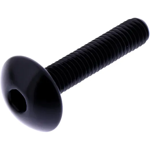 DOME HEAD BOLT JMP BOLT M6X1.00MM 30MM ALUMINIUM BLACK