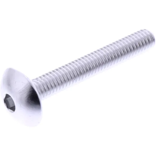 DOME HEAD BOLT JMP BOLT M6X1.00MM 40MM ALUMINUM SILVER
