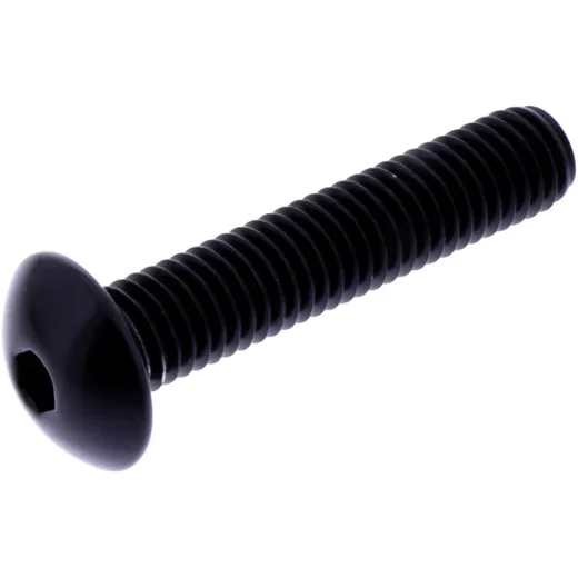 Linsenschraube M8X1.25MM 25MM Alu orange