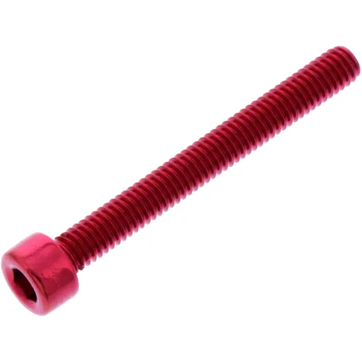 Zylinderschraube JMP Bolt M4X0.7 mm 35 mm Aluminium rot