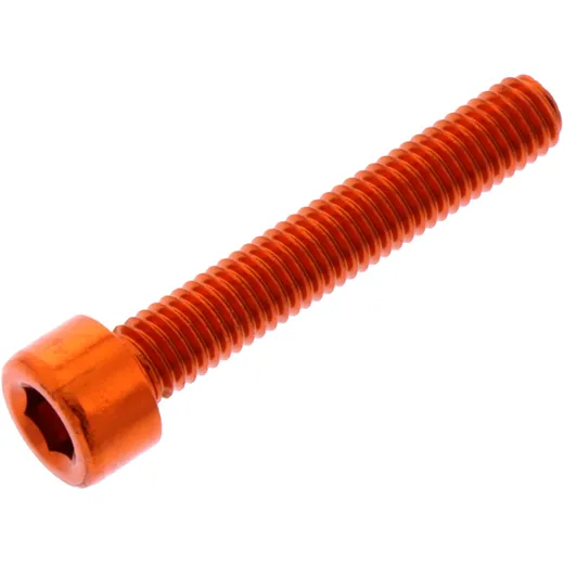 Zylinderschraube M5x0.8mm 30mm Alu in orange