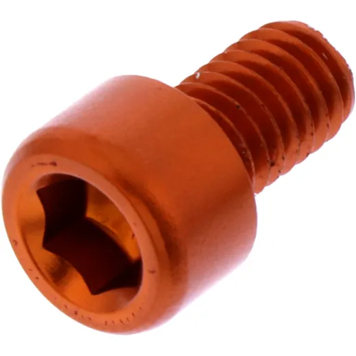Zylinderschraube JMP M6X1.00 mm 10 mm Alu orange