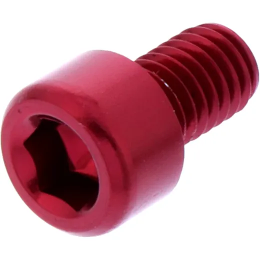 Zylinderschraube JMP M6X1.00 mm 10 mm Alu rot