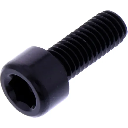 HEX SOCKET CAP SCREW JMP BOLT M6X1.00MM 16MM ALUMINUM BLACK