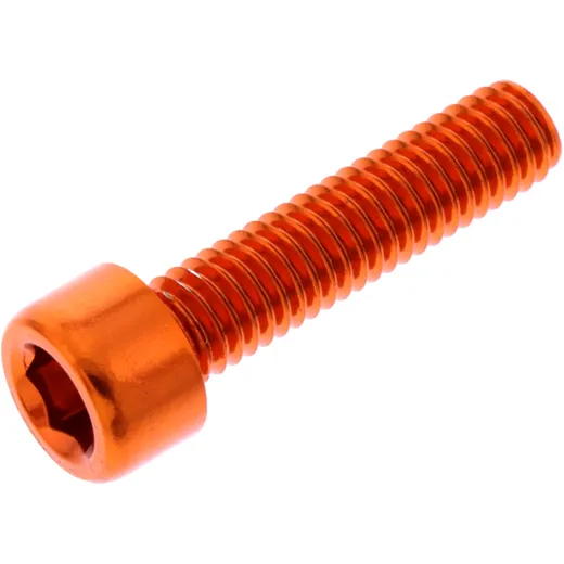 Zylinderschraube JMP M6X1.00 mm 25 mm Alu orange