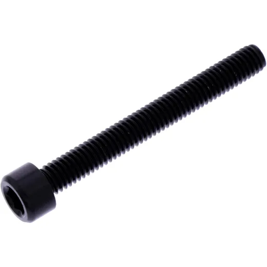 Zylinderschraube M6X1.00mm 50mm Aluminium schwarz