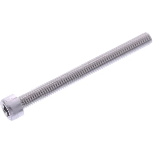 Zylinderschraube M6X1.00 mm 65 mm aus Aluminium silber