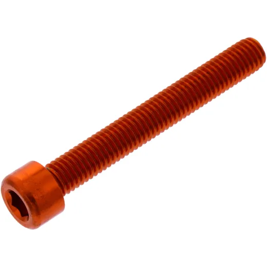 HEX SOCKET CAP SCREW JMP BOLT M8X1.25MM 60MM ALU ORANGE
