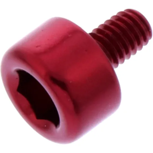 Zylinderschraube JMP Bolt M4X0.7 mm 6.5 mm Alu rot