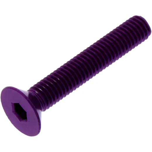 Senkschraube JMP - M5 x 0.8 mm 30 mm Alu violett