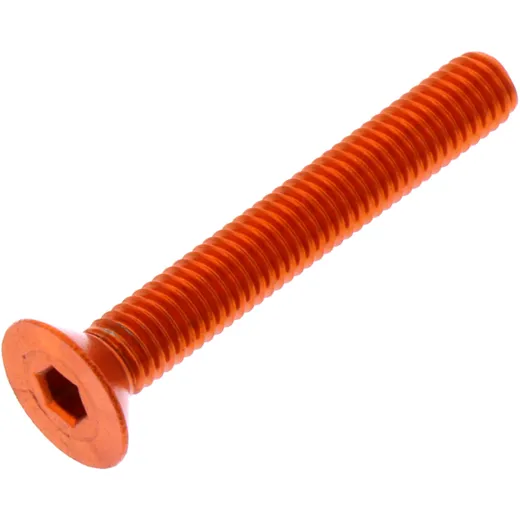 Senkschraube JMP M5X0.8 mm 35 mm Alu orange