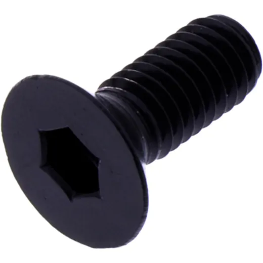 Senkschraube JMP M6X1.00 mm 15 mm Aluminium schwarz