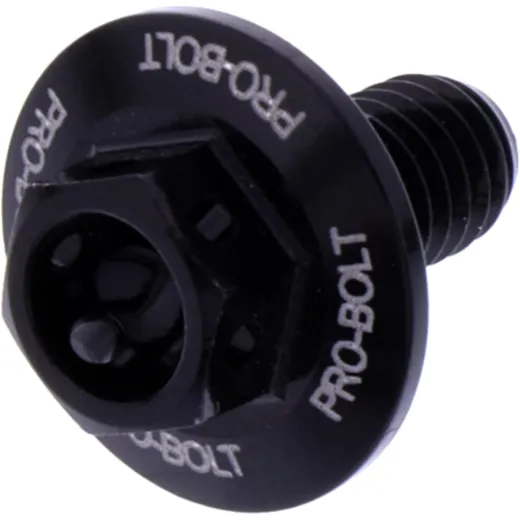 Sechskantschraube JMP Bolt M6X1 mm 12 mm Alu Racing schwarz für Motorräder