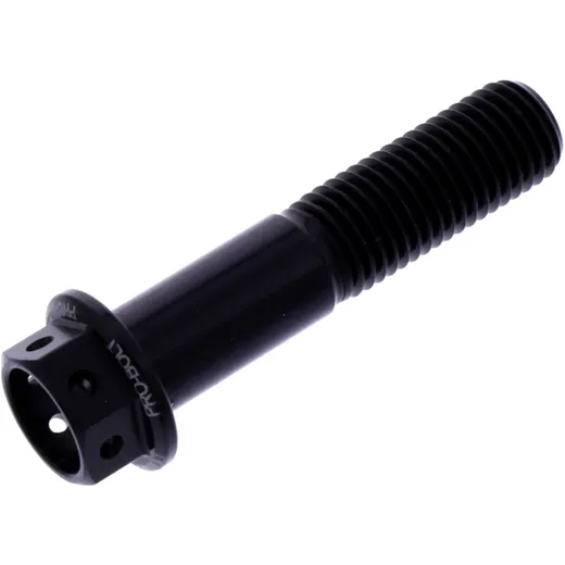 Sechskant-Kopfschraube JMP Alu M10 x 1.25 mm 45 mm schwarz