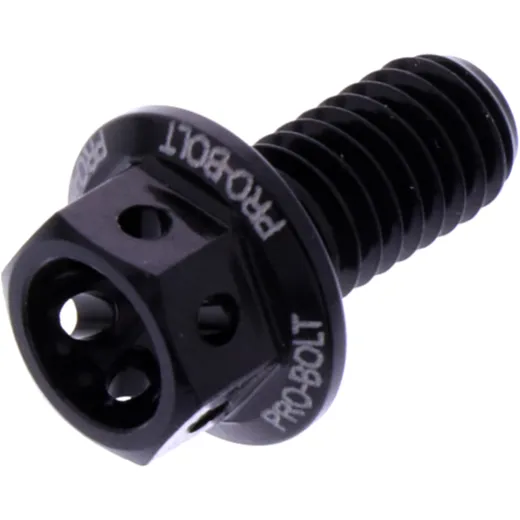 HEX BOLT JMP M6X1MM 12MM ALU RACING BLACK