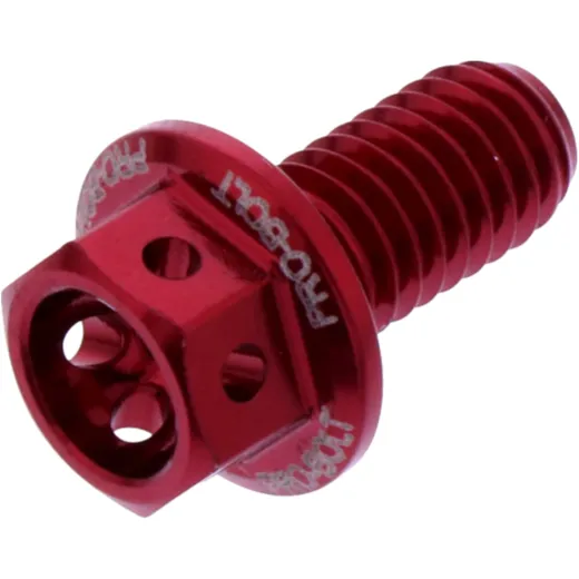 HEX BOLT JMP BOLT M6X1MM 12MM ALU RACING RED