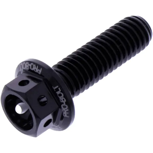 Schraube 6 Kant JMP Bolt M6X1 mm 20 mm Alu Racing schwarz